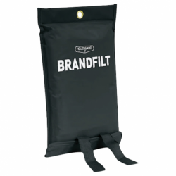 Brandfilt, sort, 120 x 180 - 1