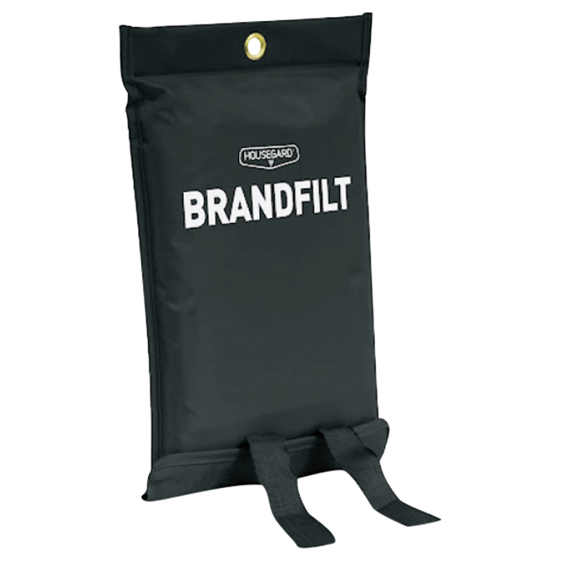 Brandfilt, svart, 120 x 180 - 1