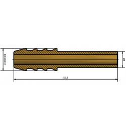 Slangestuds til gashane og 10-12mm slange - 1