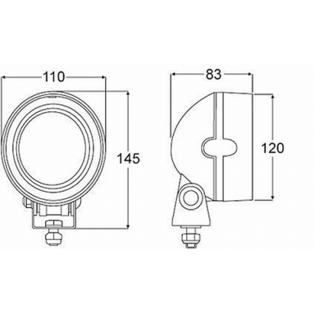 Hella LED Mega-Beam däckbelysning och strålkastare - 3