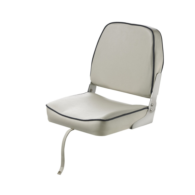 Fisherman, classic folding seat, white