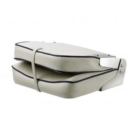 Fisherman, classic folding seat, white