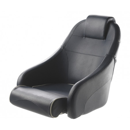 King, helm seat with flip-up squab