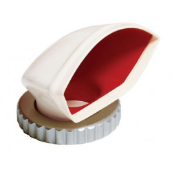 VETUS cowl ventilator DONALD 2, 75 mm, white PVC, red interior