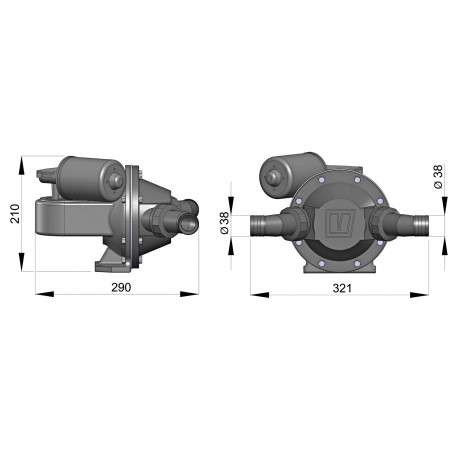 Avloppspump, 12V