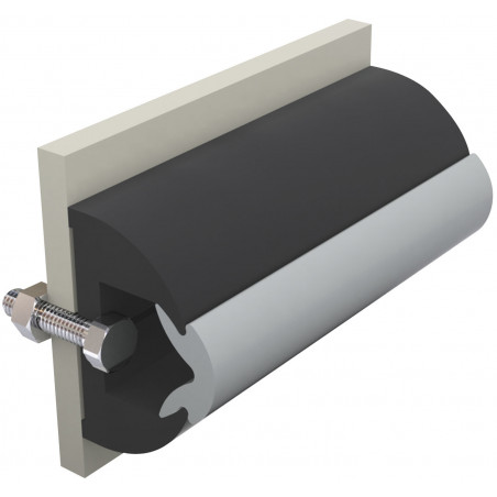 Base profile for rubbing strake