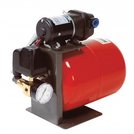 VETUS pressurized water system, 12 V, 19 l tank, adj. pressure switch