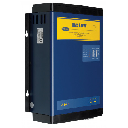 VETUS sinus växelriktare 1000 W, 12 V till 230 V, 50 Hz