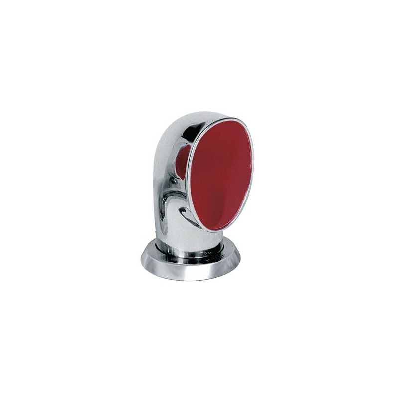 VETUS cowl ventilator JERRY, 75 mm, SS 316, red interior