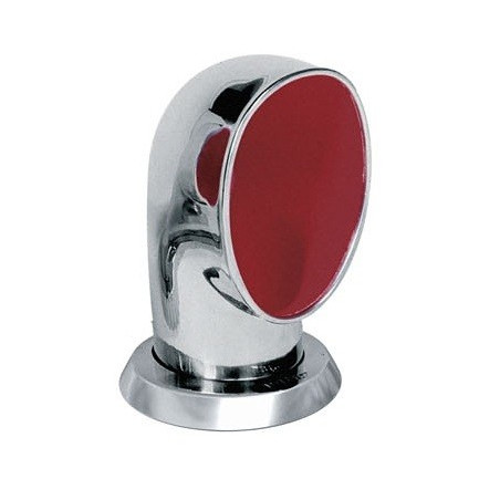 VETUS cowl ventilator JERRY, 75 mm, SS 316, red interior