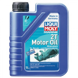 Liqui Moly 2T helsyntetisk marin motorolja - 1