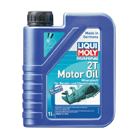 Liqui Moly 2T helsyntetisk marin motorolja - 1