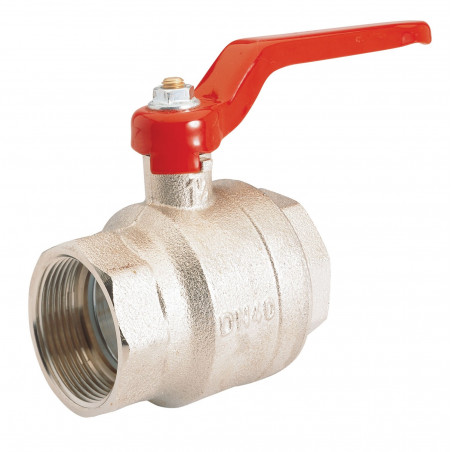 Nickel plated brass full bore ball valve G 2 1/2"