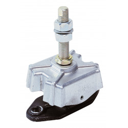 Flexible engine mounting for 3 cylinder marine diesel engines