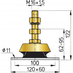 Flexible engine mounting type K80