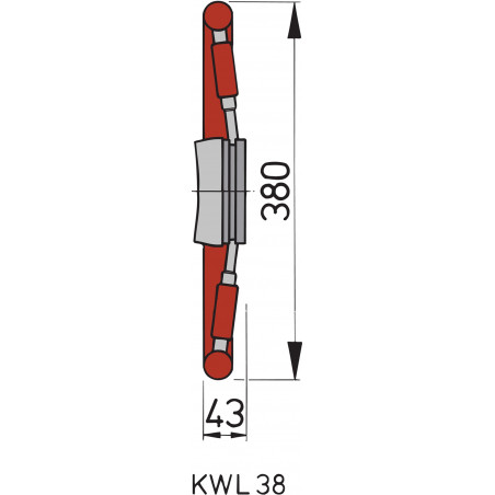 VETUS ratt med mahognyfälg, 380 mm - 15"