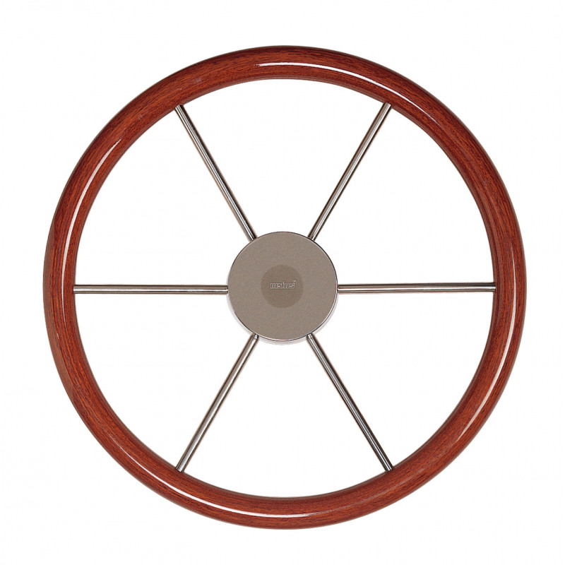 VETUS steering wheel with mahogany rim, 450 mm - 17"