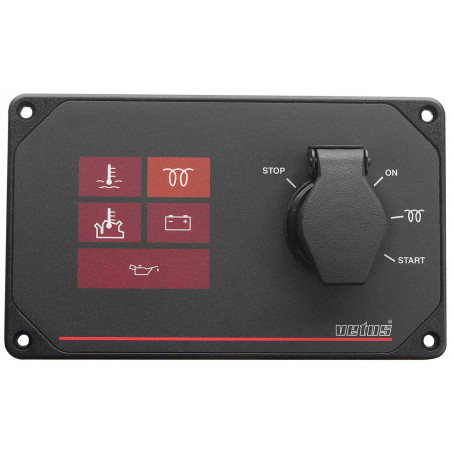 VETUS engine instrument panel for sailing boats, 12 Volt