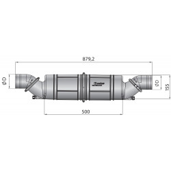 Waterlock/muffler 