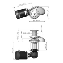 RC8-8 12V kapstan