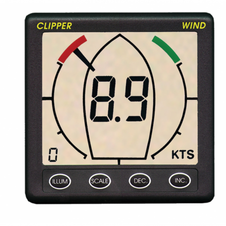 Clipper vindinstrument inkl. pulsgivare - 1