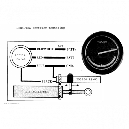 KUS/Sensotex sensor för roderindikator - 2