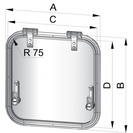 Planus ventilationslucka