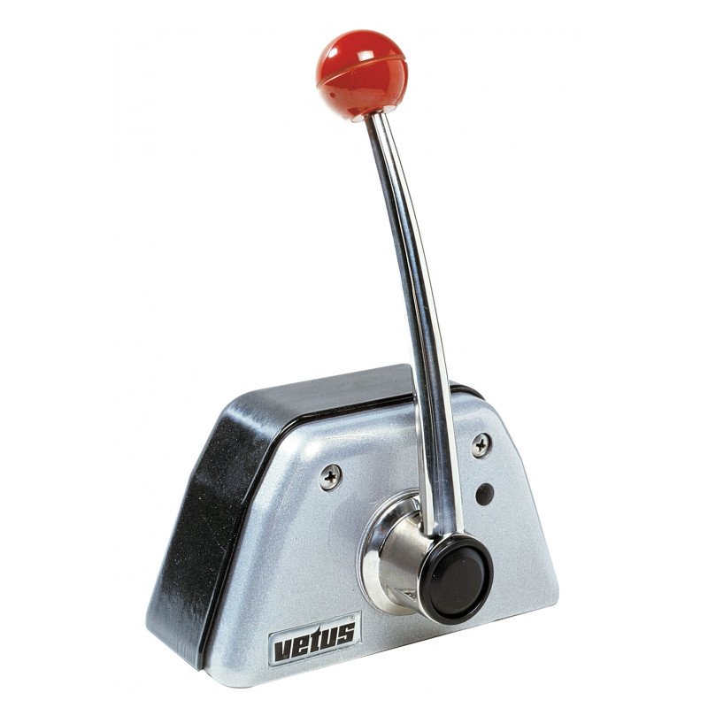 VETUS single lever remote control, top mounting, aluminium housing