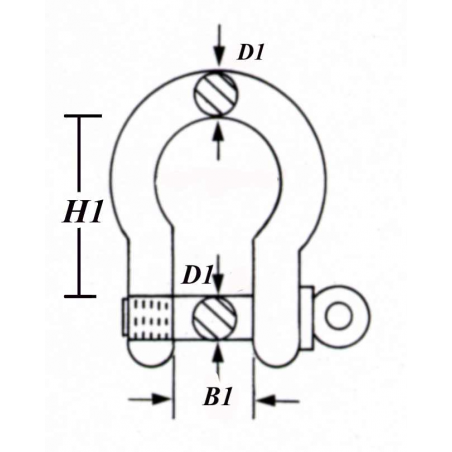 Schackel typ H galvaniserad - 2