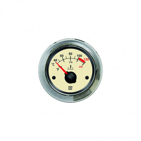 Cool water temperature gauge