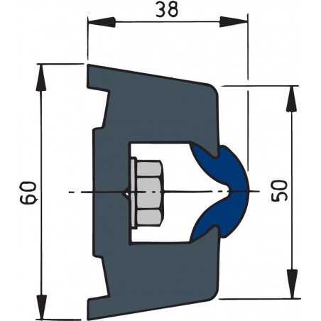 Base profile rubbing strake