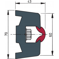 Base profile rubbing strake