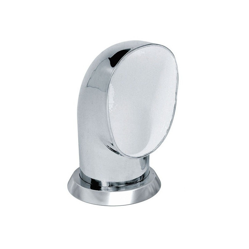 VETUS cowl ventilator YOGI, 125 mm, SS 316, white interior