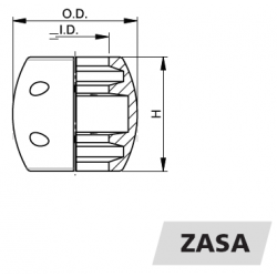 VETUS zinc anode for propeller shaft mounting, 2"