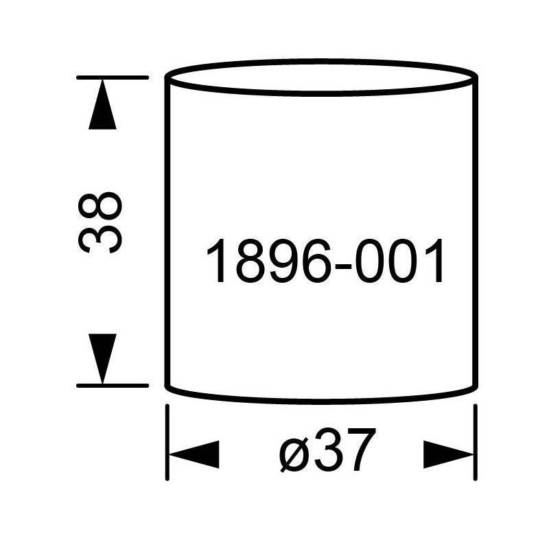 Glas til minelampe 170mm - 1