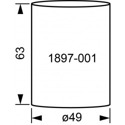 Glas för gruvlampa 220 mm - 1