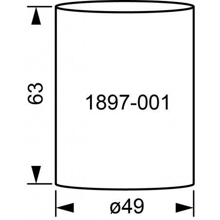 Glas för gruvlampa 220 mm - 1