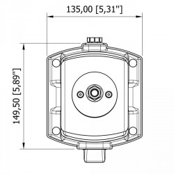 Råttpump 27cm3 m/tilt GM2-MRA01-T - 1