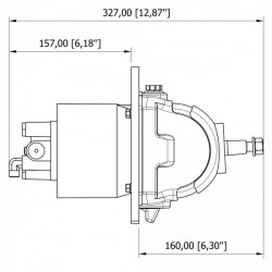 Ratpumpe 27cm3 m/tilt GM2-MRA01-T - 1