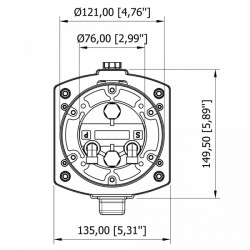 Ratpumpe 27cm3 m/tilt GM2-MRA01-T - 1