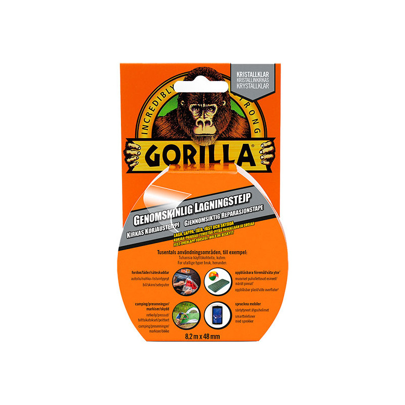 Gorilla klar reparationstape - 1