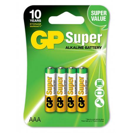 GP Ultra Alkaline-batterier - 3