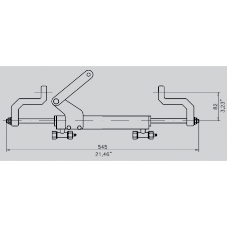 Hydraulisk Styresystem op til 80hk Udenbords Motor GF90BT - 6