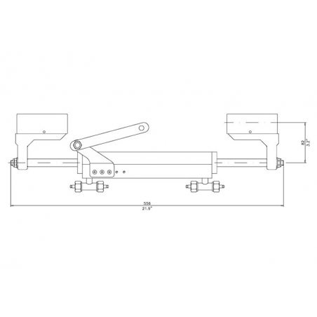 Hydraulisk Styresystem op til 150hk Udenbords Motor GF150BR - 2