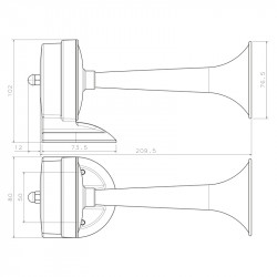 Elektriskt trumpethorn - 1