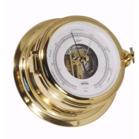 Schatz midi-barometer Ø 102 lackerad eller förkromad mässing - 2