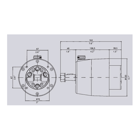 Hydraulisk Styresystem GF150ET til Stern fra Mavi Mare - 3