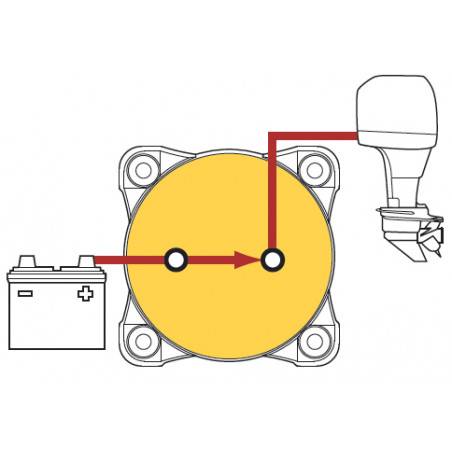 Blue Sea System batteribrytare 300A och huvudbrytare M-serien - 16