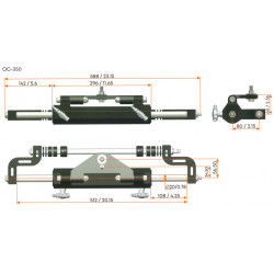 Multisteer udenbords 350hk hydraulisk styring - 2