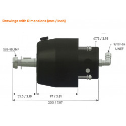 Multisteer indenbords hydraulisk pakke for både op til 7 meter - 1